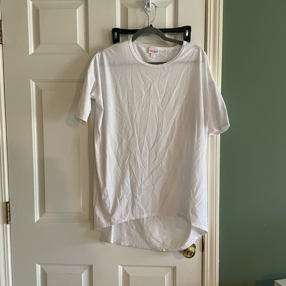 Lularoe Irma. Solid white Size Small